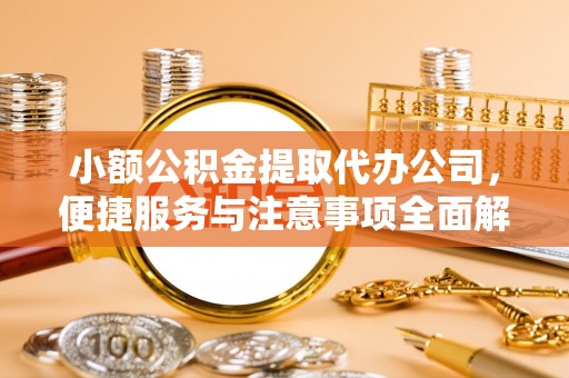 相城小额公积金提取代办公司，便捷服务与注意事项全面解析