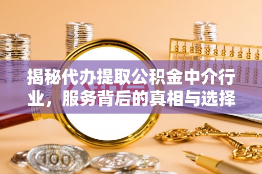 相城揭秘代办提取公积金中介行业，服务背后的真相与选择指南