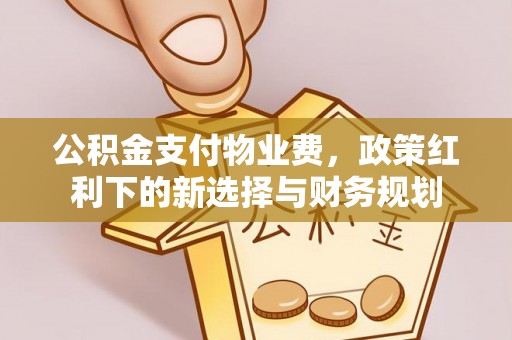 相城公积金支付物业费，政策红利下的新选择与财务规划