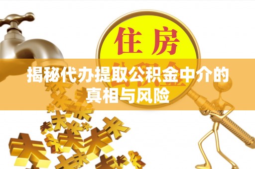 相城揭秘代办提取公积金中介的真相与风险