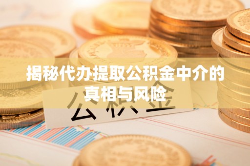 相城揭秘代办提取公积金中介的真相与风险