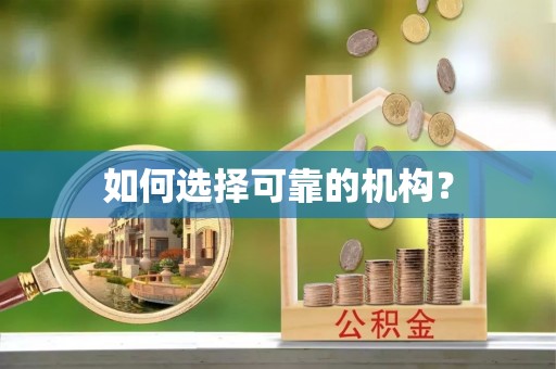 相城如何选择可靠的机构？