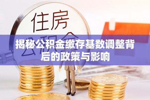 相城揭秘公积金缴存基数调整背后的政策与影响