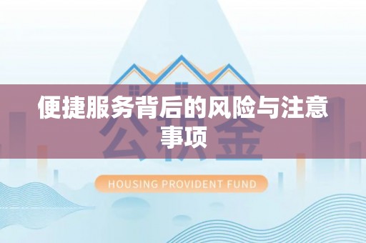 相城便捷服务背后的风险与注意事项